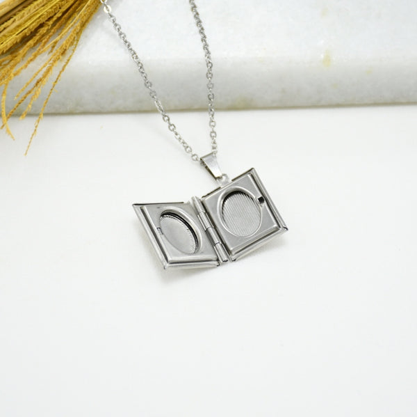 CADENA RELICARIO SILVER