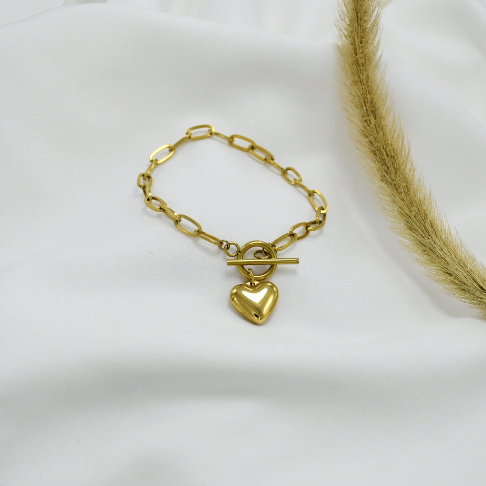 PULSERA GOLD LOVE FOREVER