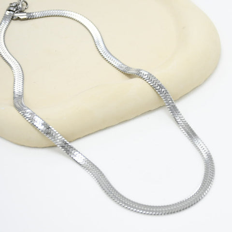 GARGANTILLA SNAKE SILVER