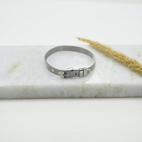 PULSERA SILVER PLANA (PANDORAS)