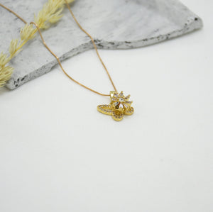 CADENA GOLD ANTIESTRÉS MARIPOSA
