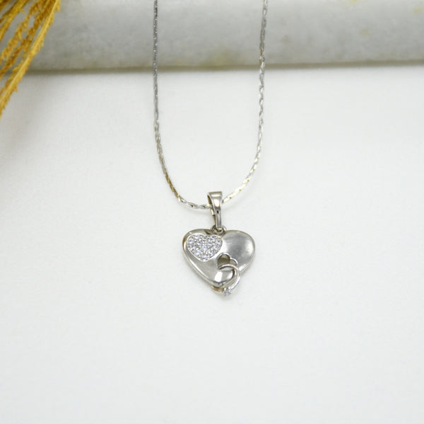 CADENA SILVER CORAZÓN FERNANDA