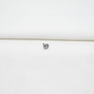 PIERCING SILVER STAR FACE
