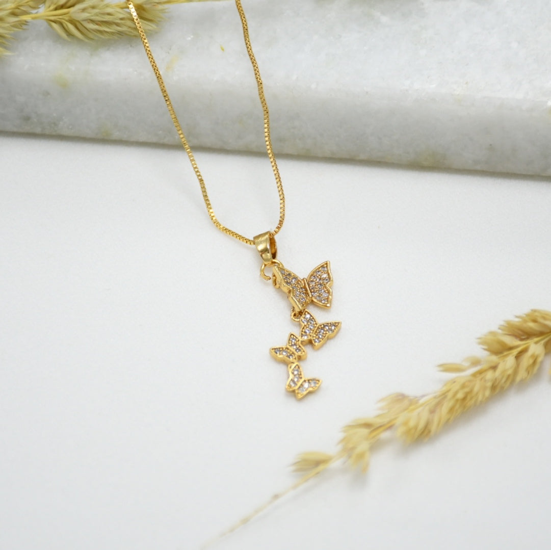 CADENA GOLD MARIPOSA