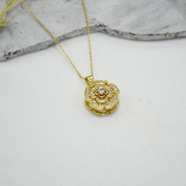 CADENA GOLD ANTIESTRÉS FLOR
