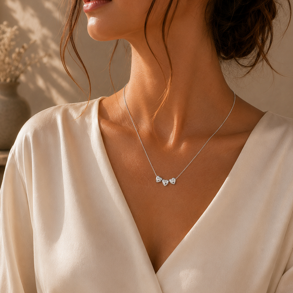 CADENA SILVER RUBI