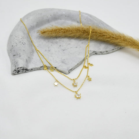 SET DE CADENAS *2 GOLD STAR