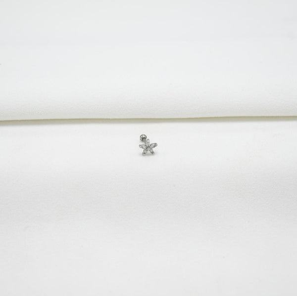 PIERCING SILVER FLOWER