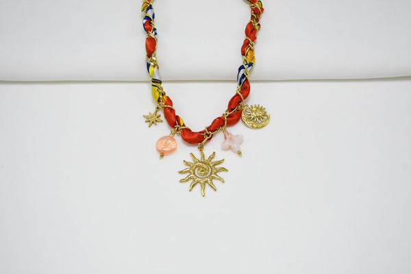 COLLAR BANDANA GOLD CHUNKY THAIS