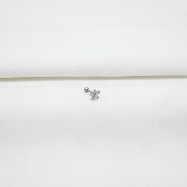 PIERCING SILVER FLOWER